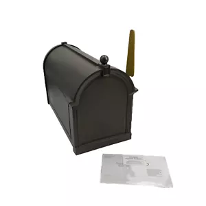 Whitehall Post Mount Mailbox Streetside Bronze #NO0008 (TC) - Picture 1 of 12