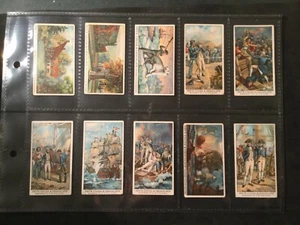 ‘DAYS OF NELSON’ 1906 ORIGINAL FULL CARD SET ISSUED BY ‘FRYS PURE COCOA‘ - Picture 1 of 6