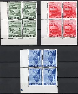 502 Noruega 1954, NK 419-21, NSB Tren Ferrocarril Set MNH, MI 384-86, SC #331-33. - Imagen 1 de 1