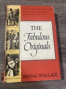 The Fabulous Originals Irving Wallace 1955 Knopf First Edition HB DJ - Picture 1 of 12