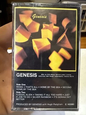 Brand New Sealed Genesis Self Titled Music Cassette Tape 1983 Rare NIP Foto 1 de 4