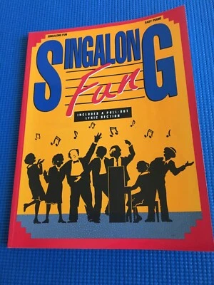 Sing Along Singalong Fun Easy Piano Songbook 1993 Hal Leonard - Image 1 of 4