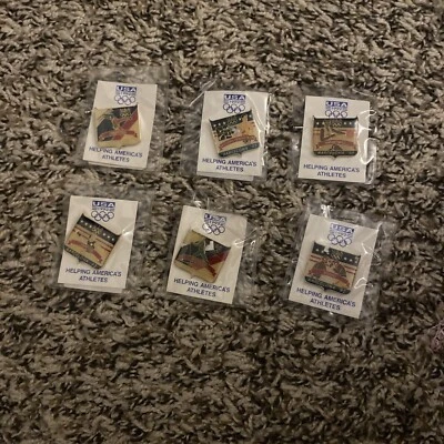 1992 Barcelona Olympics USA pins 6 Different Events - Image 1 of 4