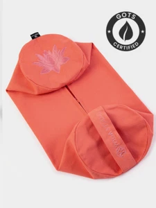 Yoga Studio Spare Replacement Bolster Meditation Cotton Lotus Leaf Cushion Cover - Picture 1 of 29