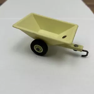 White Lawn Cart Trailer for ERTL Cub Cadet Lawn Mower Tractor Scale Model Part - Picture 1 of 10