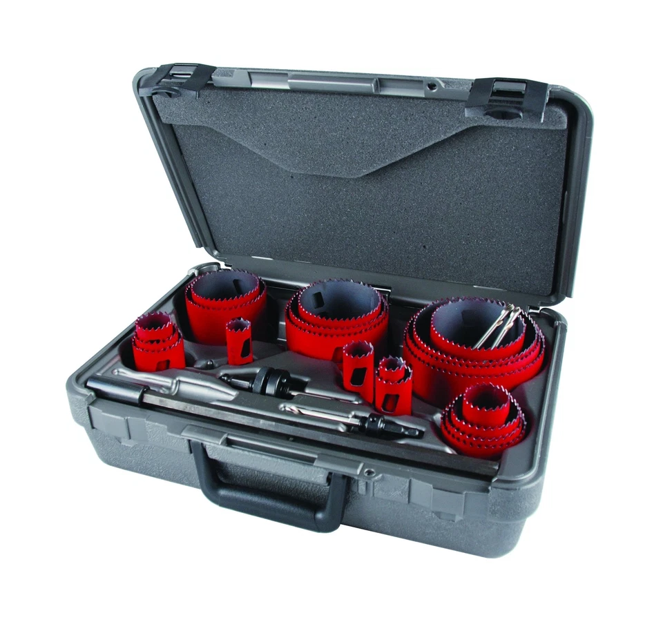 MK Morse MHS23M Bi-metal Hole Saw Professional Tradesman Kit 25-piece