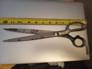 Vintage Clauss 12 Inch Scissors No. 3762 Crafts Sewing Dressmaker’s Shears USA - Picture 1 of 8