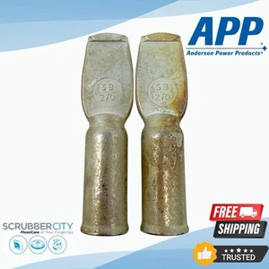 907 Anderson Original 2/0 Wire Contacts for SB350 Battery Connector 1 Pair - Foto 1 di 1