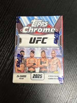 2025 Topps Chrome UFC Blaster Box FACTORY SEALED - Image 1 of 2