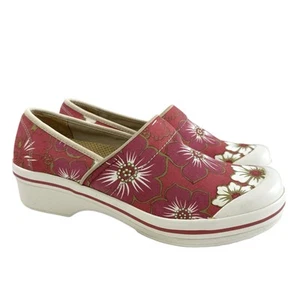 Dansko Vegan Volley Floral Print Canvas Slip-On Clogs Size 41/ US 10.5-11 - Picture 1 of 17