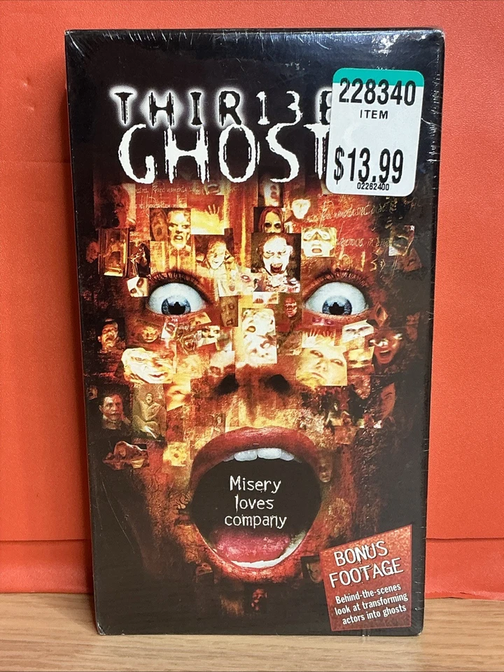 2001 Thirteen Ghosts-bonus Footage VHS~ Brand New - Image 1 of 2