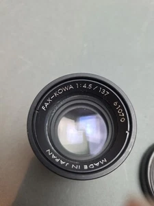 Fax-Kowa 1:45/137, 61070 Lens - Made in Japan- Protective Caps- (2K) - Picture 1 of 4