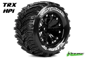 MT-Cyclone soft Räder (2) schwarz 1/2 Offs 12mm Monster Truck 2,8 LOUISE 3226SBH - Bild 1 von 1