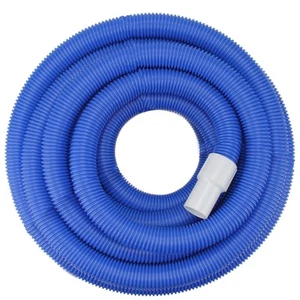 Manguera de vacío para piscina central azul moldeado PE en el suelo manguito giratorio 25 pies x 1,5 pulgadas - Imagen 1 de 3