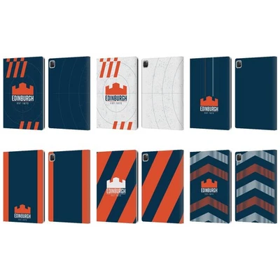 OFFICIAL EDINBURGH RUGBY LOGO ART LEATHER BOOK WALLET CASE COVER FOR APPLE iPAD - Image 1 of 4