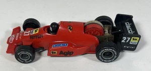 Vintage Darda USA ULTRA SPEED Motorized Indy F1 Car Pull Back Agip #27 Ferrari - Picture 1 of 9