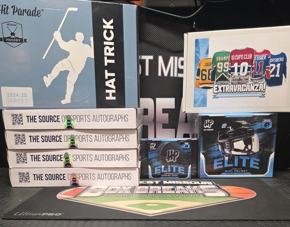 LA KINGS HOCKEY MEMORABILIA 10 ITEM BREAK GOLD RUSH RSA HIT PARADE  - Image 1 of 1