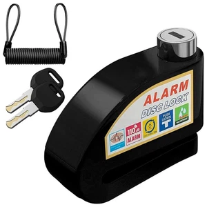 Bicycle Motorcycle Wheel Disc Brake Alarm Lock Aluminum Alloy Anti-theft Locks - Picture 1 of 14