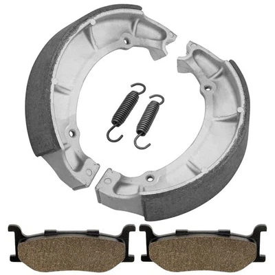 Pastillas de freno delanteras y zapatas traseras para Yamaha XVS650A V-Star 650 Classic 1998-2010 Foto 1 de 4