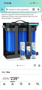 5-Stage Premium Water Filtration System Clear RV Home Drinking Filter - Picture 1 of 2