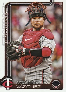 2025 Topps Update Series #US7 Christian Vazquez Minnesota Twins - Picture 1 of 2