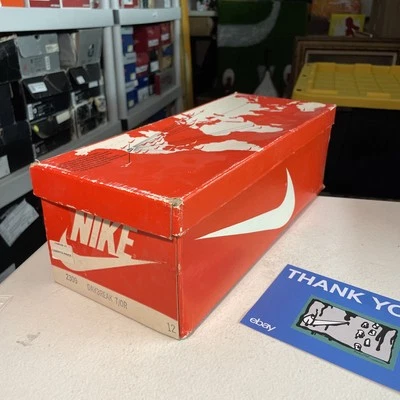 1980s 80s Vintage Nike Orange Box - Beaverton To World Map - Daybreak OR 2309 - Image 1 of 4