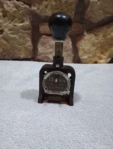 Vintage Bates Multiple Movement Numbering Machine Stamp 8 Wheels Style A - Picture 1 of 3
