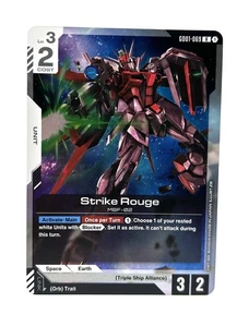 Strike Rouge GD01-069 Gundam TCG Newtype Rising R Foil - Picture 1 of 2