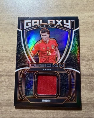 Rodri 2021-22 Panini Obsidian Galaxy Gear Patch E/E Orange 47/50 #GG-RRI - Image 1 of 2