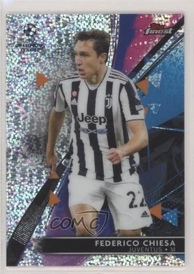 2021-22 Topps Finest UCL Speckle Refractor /175 Federico Chiesa #33 - Image 1 of 2