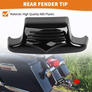 Motor Rear Fender Mudguard Tip Trim For Harley Heritage Softail Road King FLHR - Picture 1 of 11