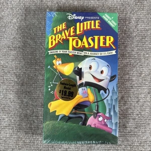 NOS Disney's The Brave Little Toaster Movie Vhs 1988 Rare Slip Cover New Sealed - Picture 1 of 10