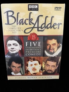 Black Adder The Complete Collectors Set (DVD, 2006, 5-Disc Set) Brand New BBC - Imagen 1 de 2