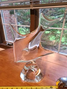 Vintage 1950s LICIO ZANETTI Murano Glass Large Fish Sculpture Figurine - Picture 1 of 8