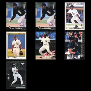 Frank Thomas Lote 7 Tarjetas de Béisbol 1997 Elección Coleccionista Chicago White Sox Set - Imagen 1 de 9