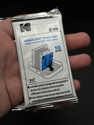 Kodak Zink Photo Paper 2x3 Inches 10 Pack - Printomatic Compatible- Unopened - Image 1 of 2
