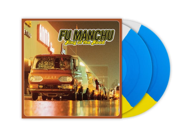 KING OF THE ROAD Fu Manchu LIMITED to 250! 2 LP Tri-Colored Vinyl LP NEW/SEALED - Image 1 of 3