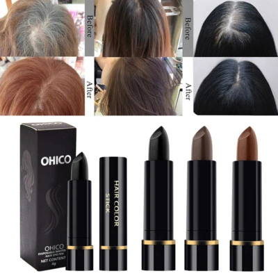Hair Root Cover Washable Temporary Instant Coloring Stick Non-Greasy Washable US - Image 1 of 4