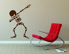 Dab Skeleton Funny Dance Scary Dabbing Till Death Wall Stickers Decals Vinyl 
