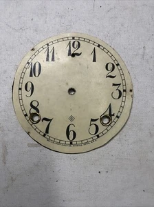 Vintage Antique Gilbert Mantle Winding Clock Face PARTS REPAIR - Picture 1 of 4