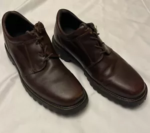 Sebago Mens 793618S Sz 9.5 M Brown Leather Lace Up Casual Oxford - Picture 1 of 7