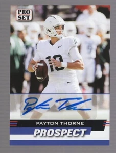 PAYTON THORNE 2022 LEAF PRO SET PROSPECT RC AUTO **MICHIGAN STATE SPARTANS** SSP - Picture 1 of 2