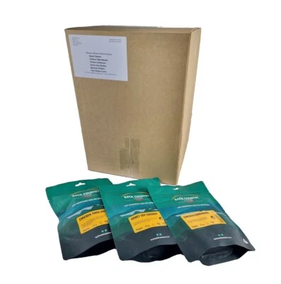 BACK COUNTRY CUISINE EMERGENCY BUCKET OR ECO CARTON LONGLIFE FREEZE DRIED MEALS
