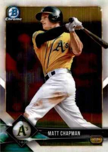 2018 Bowman Chrome Matt Chapman #42 - Picture 1 of 2