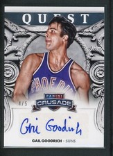 2013-14 GAIL GOODRICH 4/5 AUTO PANINI CRUSADE QUEST AUTOGRAPHS