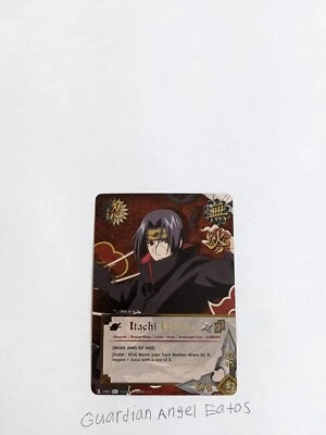 Naruto TCG CCG Itachi Uchiha Card Foil Promo English Near Mint Starter Exclusive - Image 1 of 2