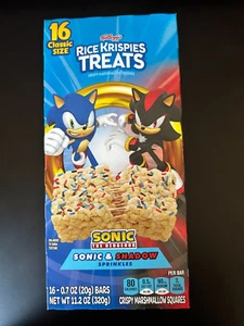 Sonic The Hedgehog Movie 3 Rice Krispies Treats Brand New SOLD OUT Fast Ship - Picture 1 of 6