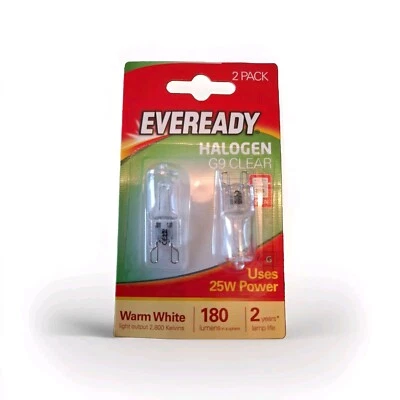 Kosnic/Eveready G9 Dimmable HALOGEN 25w,29w,40w,44w or 2w/2.5w/3.5w Non Dim Leds - Image 1 of 4