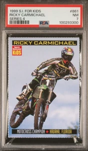 1999 SI For Kids #861 Ricky Carmichael Rookie Card RC PSA 7 NM SIFK GOAT - Picture 1 of 2