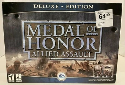 Medal of Honor: Allied Assault & Spearhead Deluxe Edition (PC, Big Box) EA NEW  - Image 1 of 4
